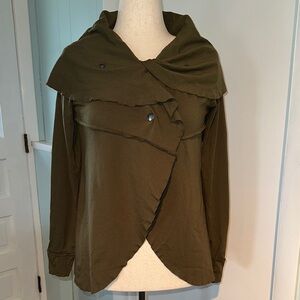 Kensie Olive Green Cardigan Sweater